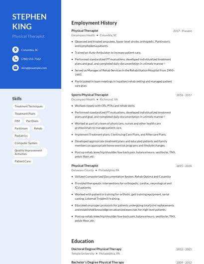 Resume example 7